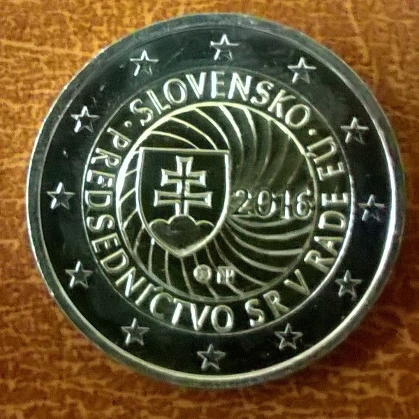2 Euro Slowakei 2016 - EU-Ratspräsidentschaft