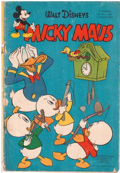 Micky Maus Nr. 16/1957 - 1.8.1957