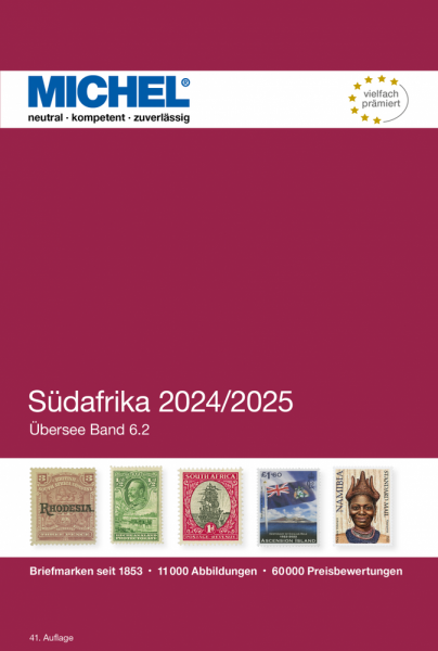 (ÜK 06/2) MICHEL ÜBERSEE-KATALOG Nr.6 Teil 2 Südlafrika 2024/25