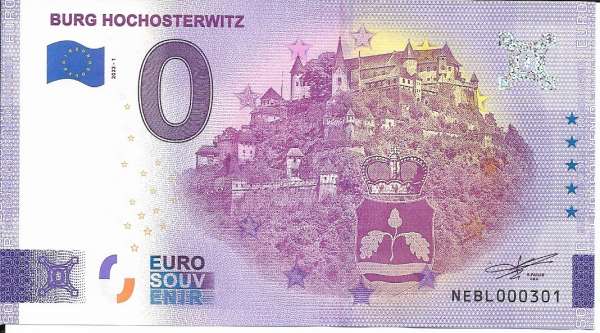ANK.Nr. Burg Hochosterwitz 0 Euro Schein 2022-1