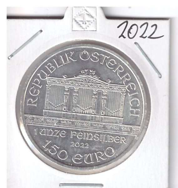 2022 Wiener Philharmoniker 1 Unze Feinsilber (999)