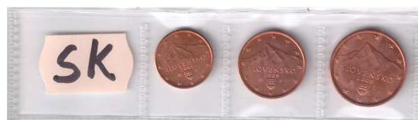 1,2 +5 Cent Slowakei 2009