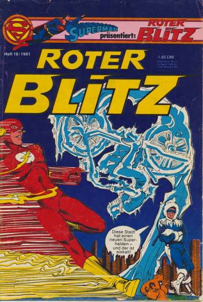Superman präsentiert Roter Blitz Heft 10/1981