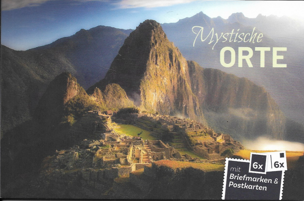 Mystische Orte Briefmarken & Postkarten Heft mit 6 Marken