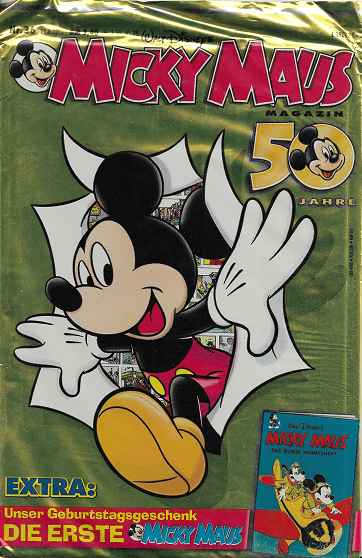 Walt Disney's MICKY MAUS MAGAZIN Nr. 36/2001 NEU! 50 Jahre/Erstaugabe Nachdruck