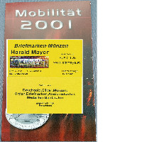 2001 Mobilität  Bimetall 100 Schilling - nur Flyer Folder 2001 Mobilität  Bimetall 100 Schilling - nur Flyer Folder