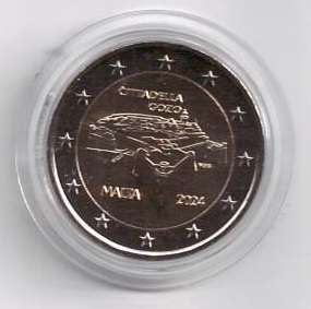 2 Euro Malta 2024 Cittadella Gozo in Kapsel