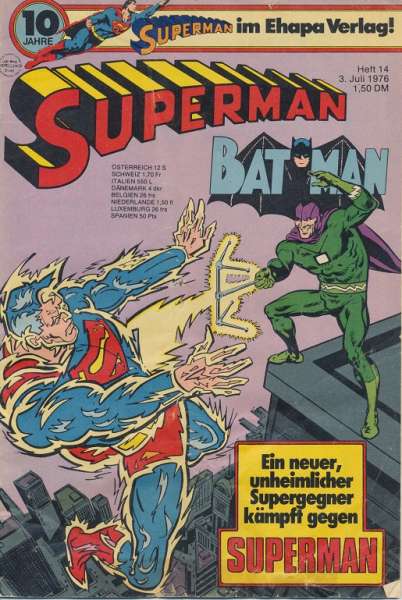 Superman Batman Heft Nr.14/1976