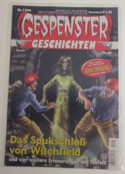 Gespenster Geschichten Nr.1544 Bastei