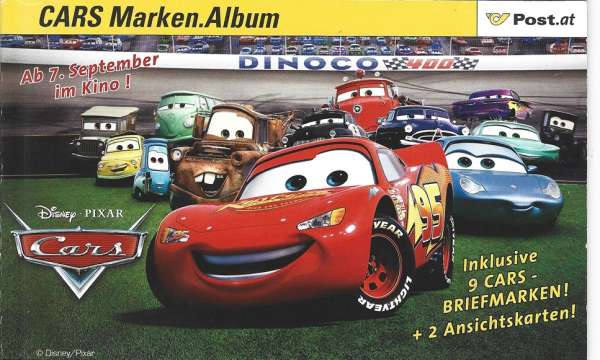 Cars Marken Heft mit 9 Marken