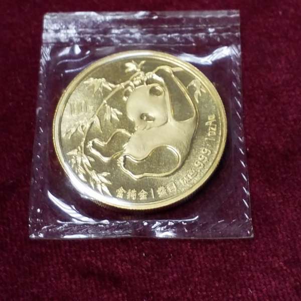 China 1985 Gold 1 oz Panda 100 Yuan