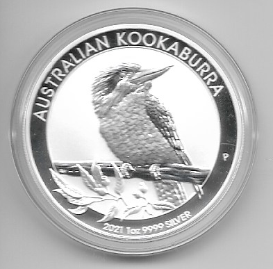 Kookaburra Australien 1 Dollar 2021 31,1g Silber Unze
