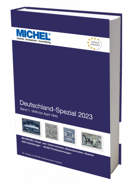 MICHEL DEUTSCHLAND SPEZIAL-KATALOG 2023 - BAND 1