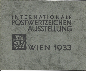 Österreich 1933 WIPA BLOCK Mappe Original