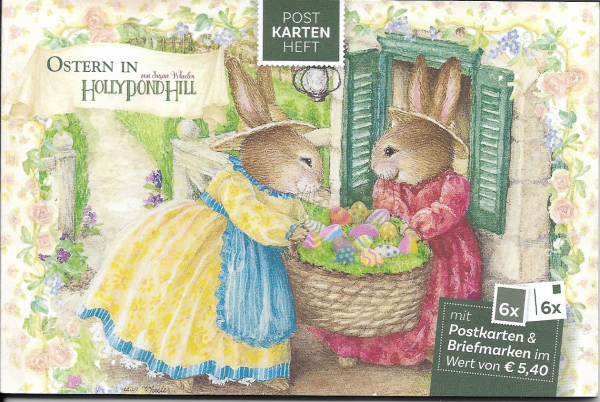 Ostern in Hollypondhill Briefmarken & Postkarten Heft mit 6 Marken