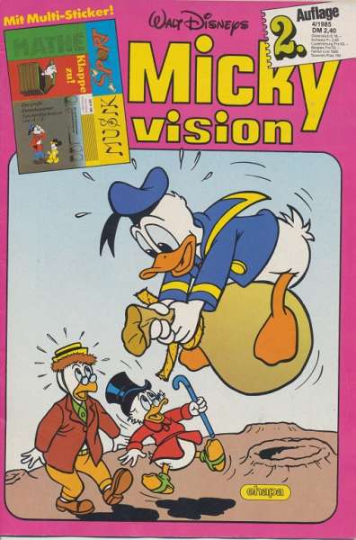 Mickyvision 2.Auflage Heft Nr. 4/1985