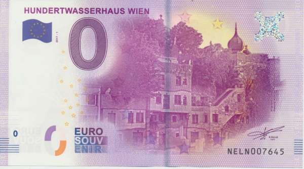 ANK.Nr.03 Hundertwasserhaus Wien (1) 0 Euro Schein 2017-1
