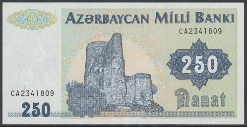 Azerbaycan – 250 Manat () (P.13) Erh. UNC