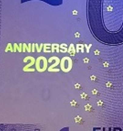 Ank.Nr.37A Swarovski Kristallwelten Anniversary Sterne Unc 0 Euro Schein 2020-1