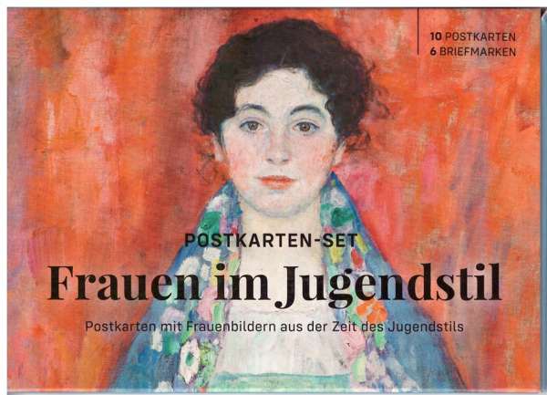 Frauen im Jugenstil Postkarten Set