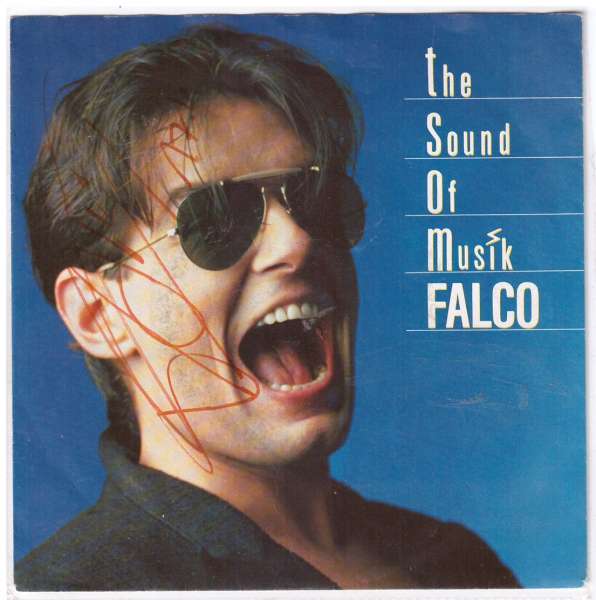 The Sound of Musik Autogramm Falco Single