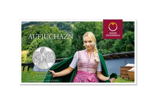 10 Euro 2026 Aufjuchazn - Loden Silber HgH Ank. Nr.49