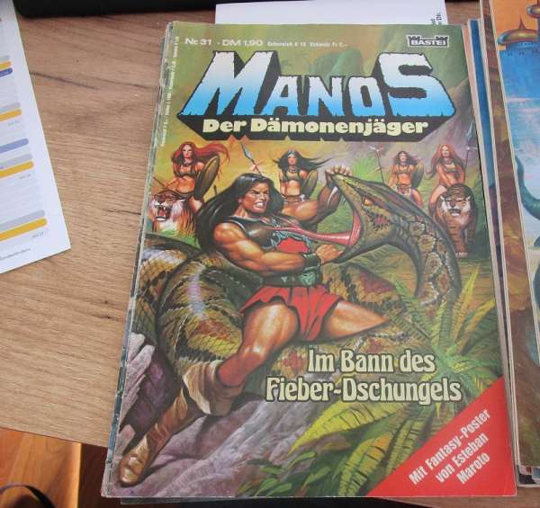 Manos Der Dämonenjäger Nr.31 Bastei mit Poster