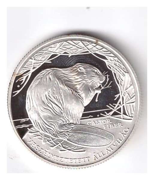 3000 Forint 2009 Ungarn Biber WWF- PP