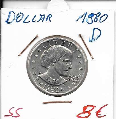 1 Dollar USA 1980 D Sacagawea - Nativ Dollar
