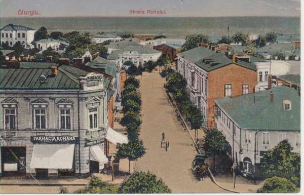Giurgiu Strada Portului 1924 Romania