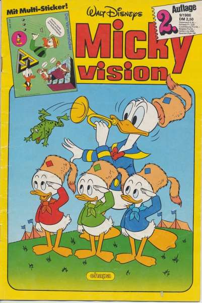 Mickyvision 2.Auflage Heft Nr. 9/1986