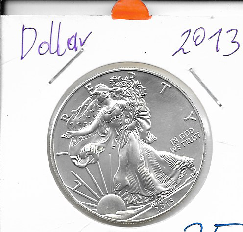 1 Dollar 2013 Silber Eagle Unze