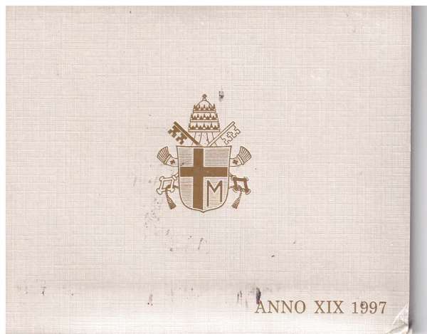 1997 KMS Johannes Paul II. Vatikan Italien-Kirchenstaat Lire