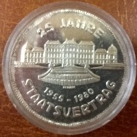 ANK Nr. 02 1980  500 Schilling  PP 25 Jahre Staatsvertrag 1980 PP 500 Schilling Silber ANK Nr. 02 1980  500 Schilling  PP 25 Jahre Staatsvertrag 1980 PP 500 Schilling Silber