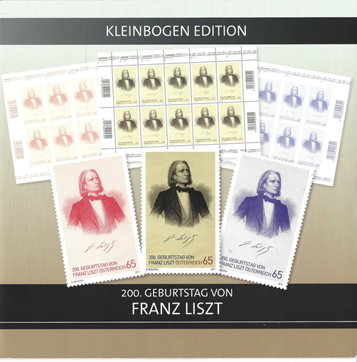 2011.29.01.Kleinbogen Edition 200 Geburtstag von Franz Liszt