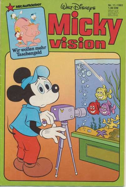 Mickyvision Heft Nr. 11/1981