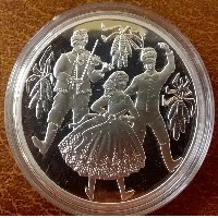 ANK Nr. 45 Pannonische Region 1994 PP  500 Schilling Silber ANK Nr. 45 Pannonische Region 1994 PP  500 Schilling Silber