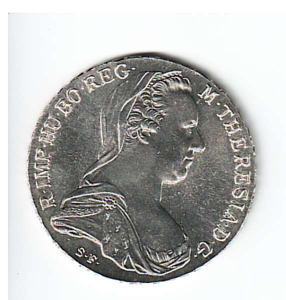 Maria Theresien Taler 23,3 gr. Feinsilber