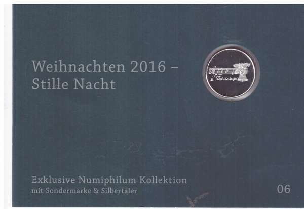 Numiphilum Kollektion Nr. 47 - Sondermarke +Silbertaler Stille Nacht