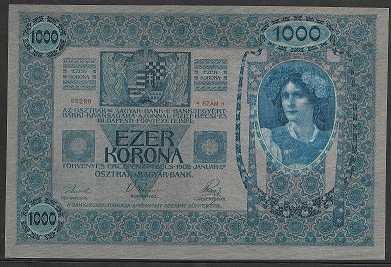 1000 Kronen 2.1.1902 Ank154 Serie 1289-92288