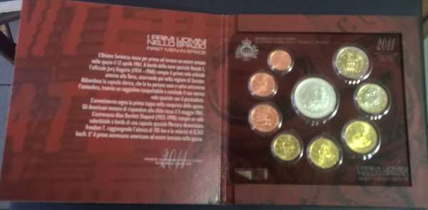 San Marino 2011 KMS Coinset Münzset Kursmünzensatz Blister