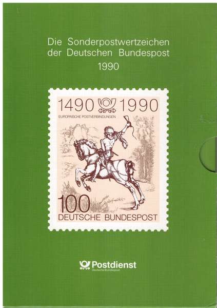 Postwertzeichen der Bundesrepublik Deutschland 1990 postfrisch komplett