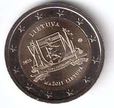 2 Euro Litauen 2025 Mažoji Lietuva
