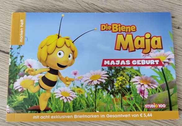 Die Biene Maja Majas Geburt Marken Heft mit 8 Marken