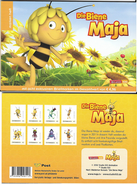Die Biene Maja Marken Heft