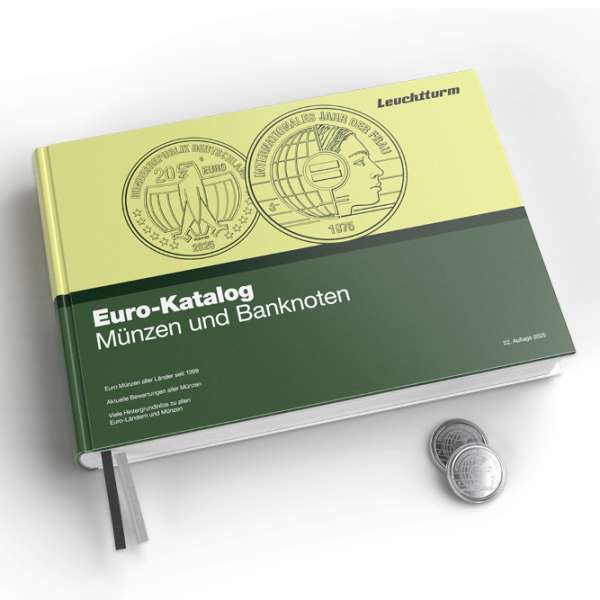 Leuchtturm Euro-Münzen und Banknoten Katalog 2025 22 Auflage