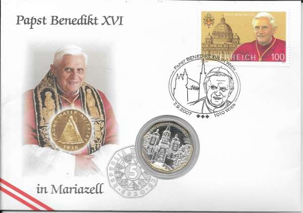 NBE 12) 2007 Papst Benedikt XVI in Wien