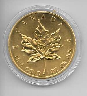 50 Dollars 1981 Maple Leaf Gold 1 Unze OZ