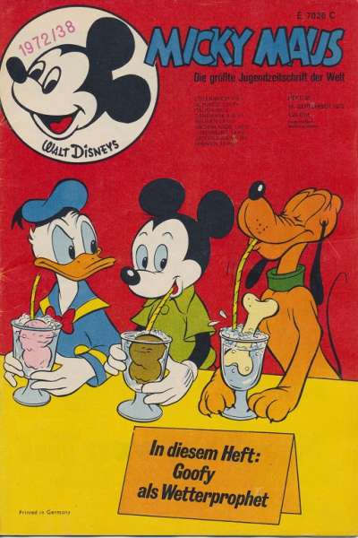 Micky Maus Nr. 38/1972