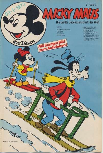 Micky Maus Nr. 3/1973